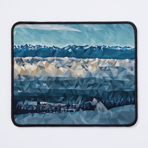 Item preview, Olympic Mountains Puget Sound (Poly Art) designed and sold by flyscenicair.