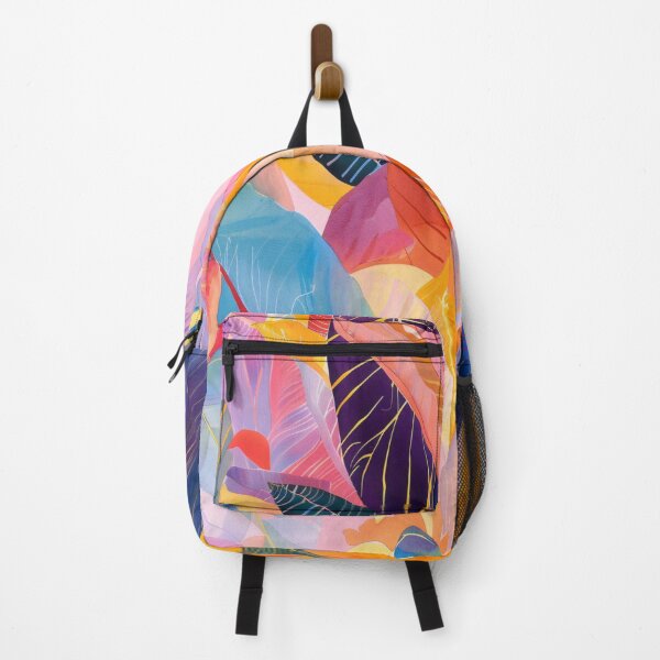 Item preview, Tropical Leaf Symphony in Rainbow Color designed and sold by MindKunst.