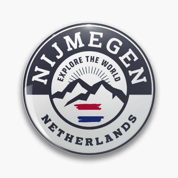 Item preview, Nijmegen Netherlands Black and White Crest designed and sold by World Designs.