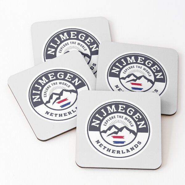 Item preview, Nijmegen Netherlands Black and White Crest designed and sold by World Designs.