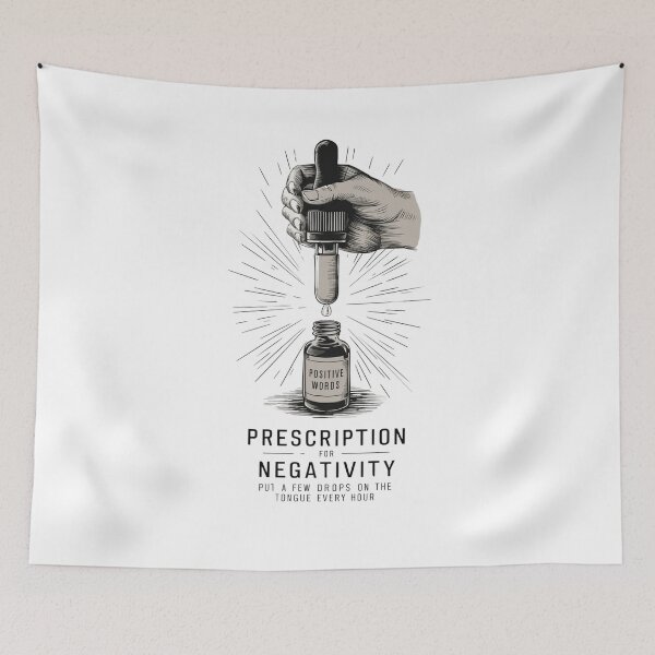 Item preview, Prescription for negativity designed and sold by Mateusz Majcherek.