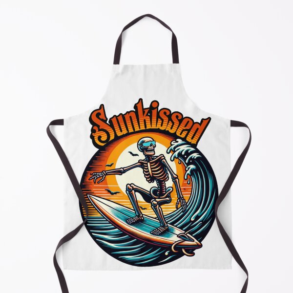 Item preview, Surfer Skeleton Tshirt designed and sold by Wandering Threads.
