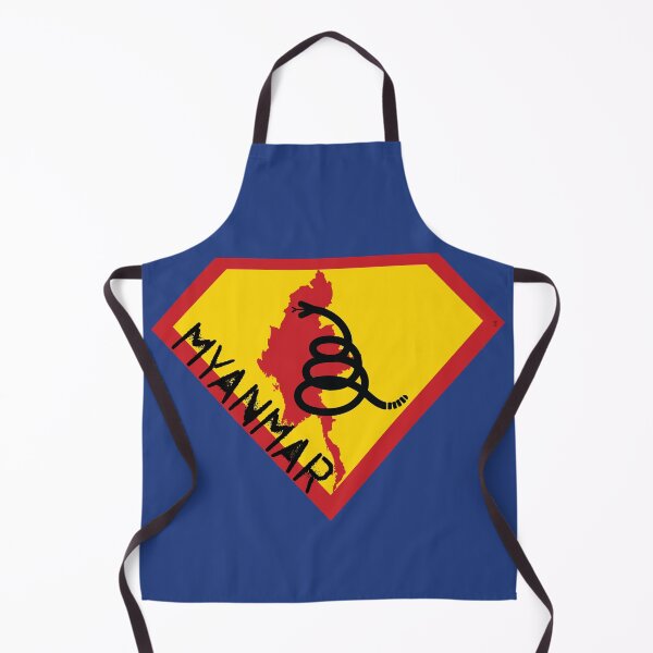 Item preview, MYANMAR Spell Out - Freedom Is The Superpower - Modern Gadsden Snake Flag - Dont Tread On Me SUPERHERO design designed and sold by pelagio.