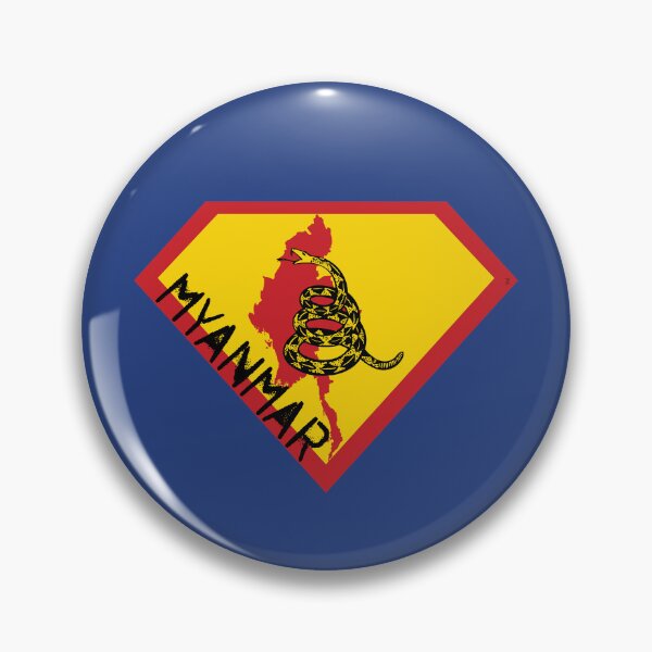 Item preview, MYANMAR Spell Out - Freedom Is The Superpower - Gadsden Snake Flag - Dont Tread On Me SUPERHERO design designed and sold by pelagio.