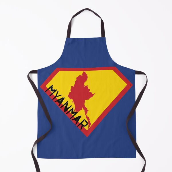 Item preview, MYANMAR Spell Out - Freedom Is The Superpower - SUPERHERO design designed and sold by pelagio.