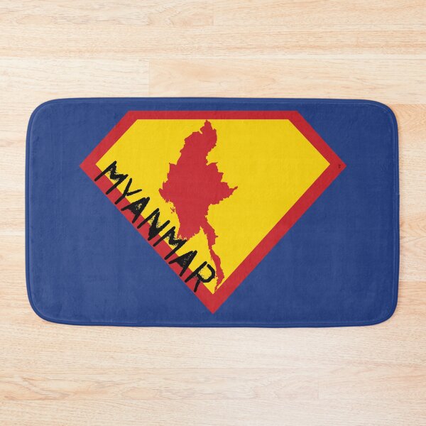 Item preview, MYANMAR Spell Out - Freedom Is The Superpower - SUPERHERO design designed and sold by pelagio.