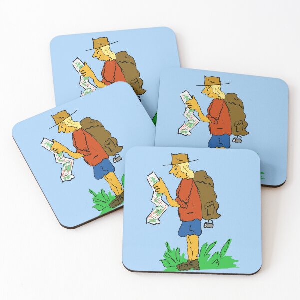 Item preview, Lady or Girl Hiking or Rambleing with map. designed and sold by iancoppack.