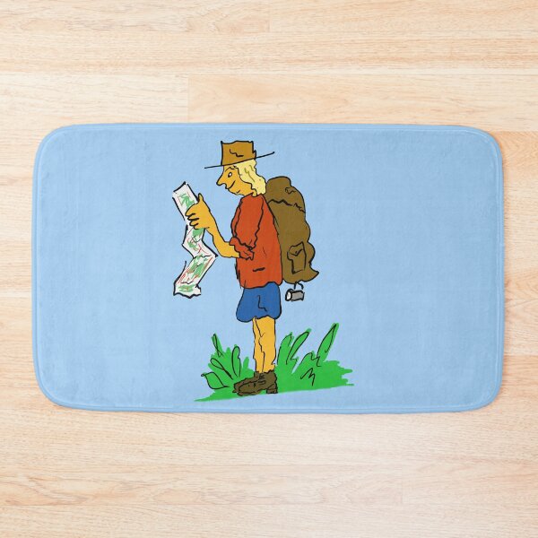 Item preview, Lady or Girl Hiking or Rambleing with map. designed and sold by iancoppack.