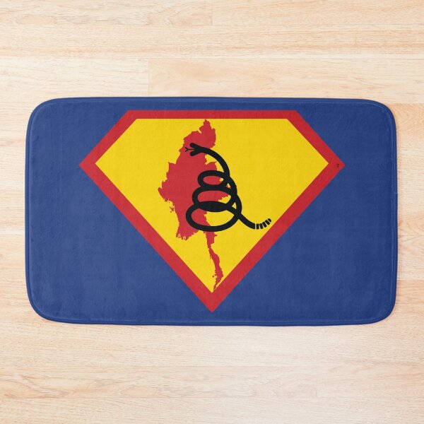 Item preview, MYANMAR  - Freedom Is The Superpower - Modern Gadsden Snake Flag - Dont Tread On Me SUPERHERO design designed and sold by pelagio.