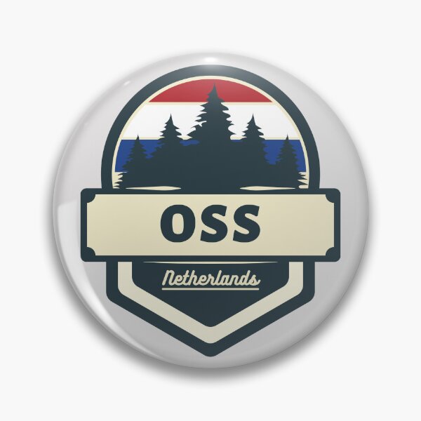 Item preview, Oss Netherlands Retro Vintage Badge designed and sold by World Designs.