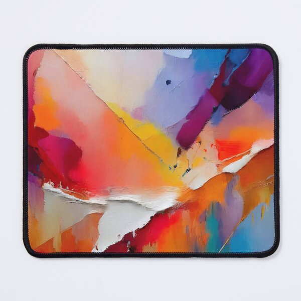 Item preview, Abstract psychedelic landscape with vibrant colors and swirling patterns designed and sold by homydesign.