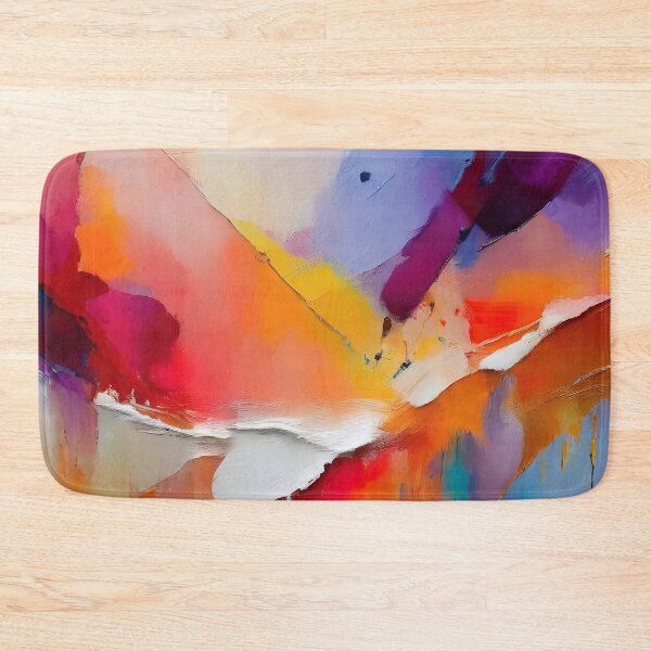 Item preview, Abstract psychedelic landscape with vibrant colors and swirling patterns designed and sold by homydesign.