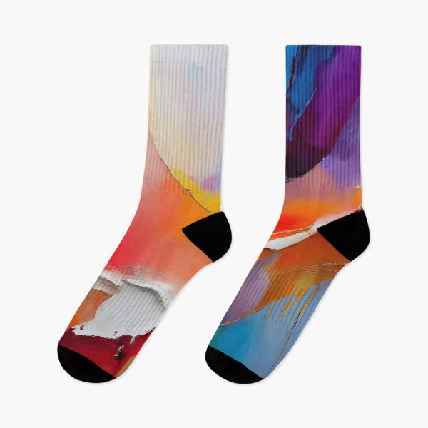 Item preview, Abstract psychedelic landscape with vibrant colors and swirling patterns designed and sold by homydesign.