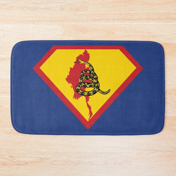 Item preview, MYANMAR  - Freedom Is The Superpower - Gadsden Snake Flag - Dont Tread On Me SUPERHERO design designed and sold by pelagio.