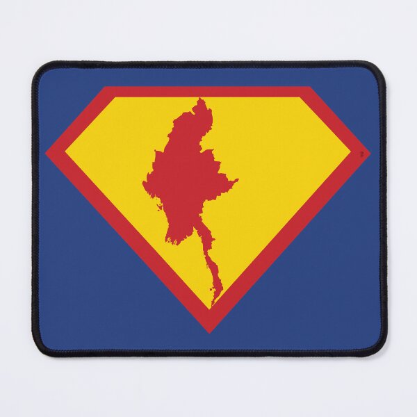 Item preview, SUPER MYANMAR  - Freedom Is The Superpower - SUPERHERO design designed and sold by pelagio.