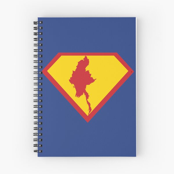 Item preview, SUPER MYANMAR  - Freedom Is The Superpower - SUPERHERO design designed and sold by pelagio.