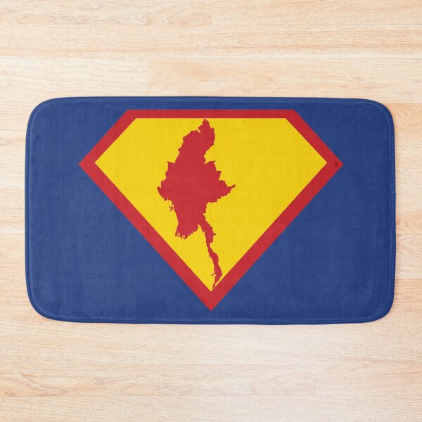 Item preview, SUPER MYANMAR  - Freedom Is The Superpower - SUPERHERO design designed and sold by pelagio.
