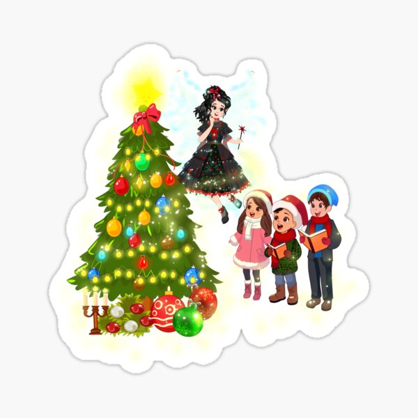 Hallie’s Christmas Shop: Where the Season’s Magic Comes to Life! Sticker