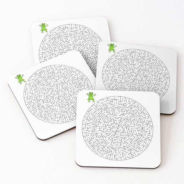 Item preview, Maze with Treats - Frog & Fly designed and sold by nature. electrified..