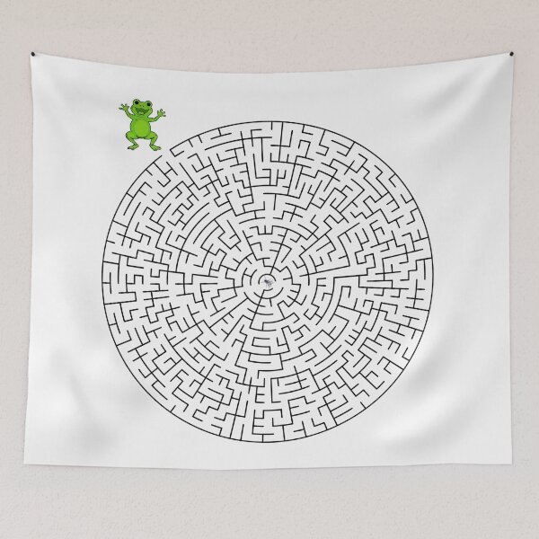 Item preview, Maze with Treats - Frog & Fly designed and sold by nature. electrified..