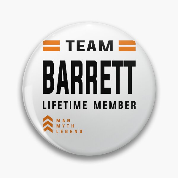 Item preview, Team Barrett Lifetime Member Funny Name Barrett designed and sold by cidolopez.