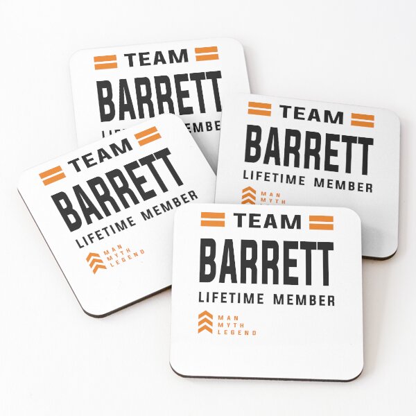Item preview, Team Barrett Lifetime Member Funny Name Barrett designed and sold by cidolopez.