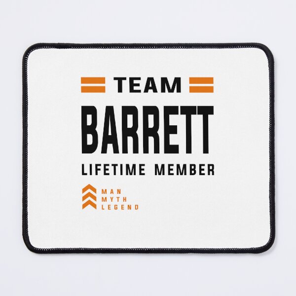 Item preview, Team Barrett Lifetime Member Funny Name Barrett designed and sold by cidolopez.