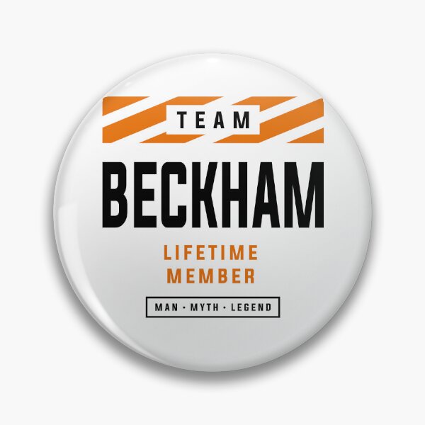 Item preview, Team Beckham Lifetime Member Funny Name Beckham designed and sold by cidolopez.