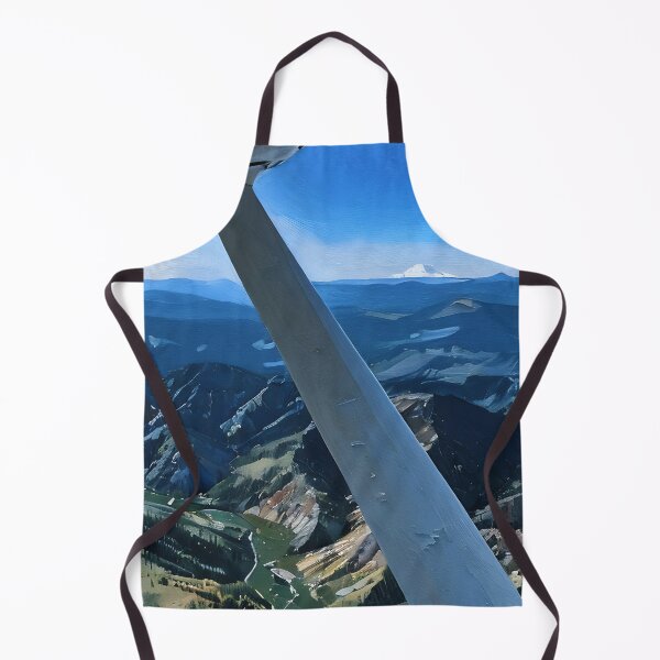 Artikelvorschau, Mount Rainier, Cascade Foot Hills (Ölgemälde) entworfen und verkauft von flyscenicair.