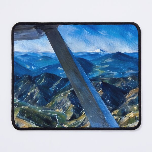 Artikelvorschau, Mount Rainier, Cascade Foot Hills (Pastell) entworfen und verkauft von flyscenicair.