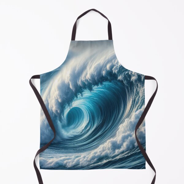 Item preview, A digital artwork of a stylized wave with intricate lines and patterns designed and sold by homydesign.