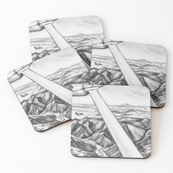Item preview, Mt Rainier Cascade Foot Hills (Sketch) designed and sold by flyscenicair.