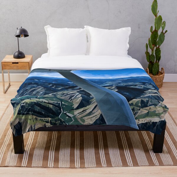 Item preview, Mt Rainier Cascade Foot Hills (Poly Art) designed and sold by flyscenicair.