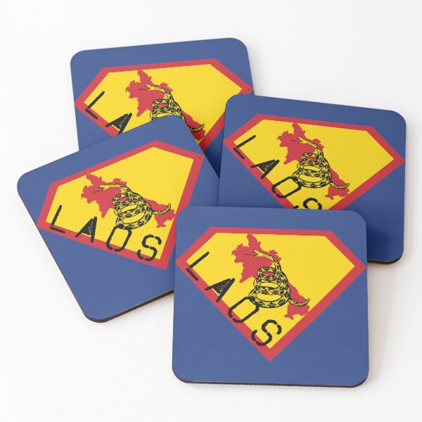 Item preview, LAOS Spell Out - Freedom Is The Superpower -  Gadsden Snake Flag - Dont Tread On Me SUPERHERO design designed and sold by pelagio.