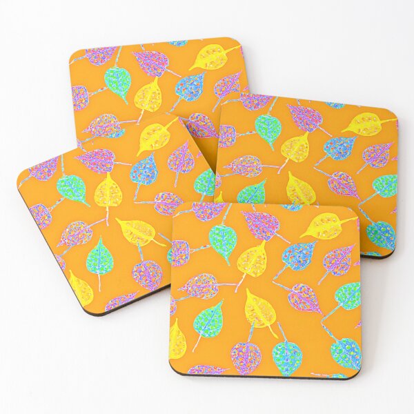 Item preview, Retro Leaf Pattern designed and sold by Health And Fitness Posts e-Store.