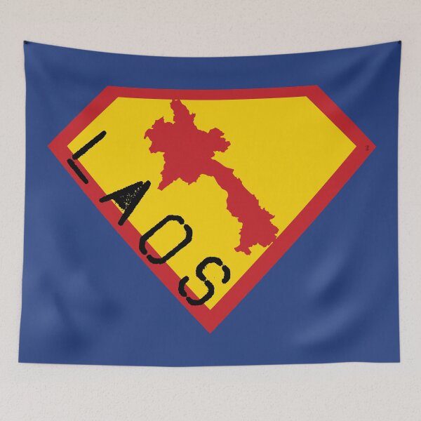 Item preview, LAOS Spell Out - Freedom Is The Superpower -  SUPERHERO design designed and sold by pelagio.