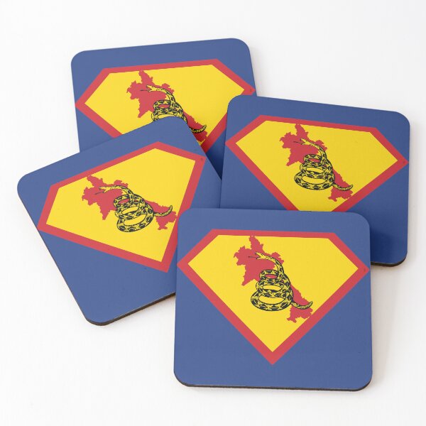 Item preview, LAOS  - Freedom Is The Superpower - Gadsden Snake Flag - Dont Tread On Me SUPERHERO design designed and sold by pelagio.