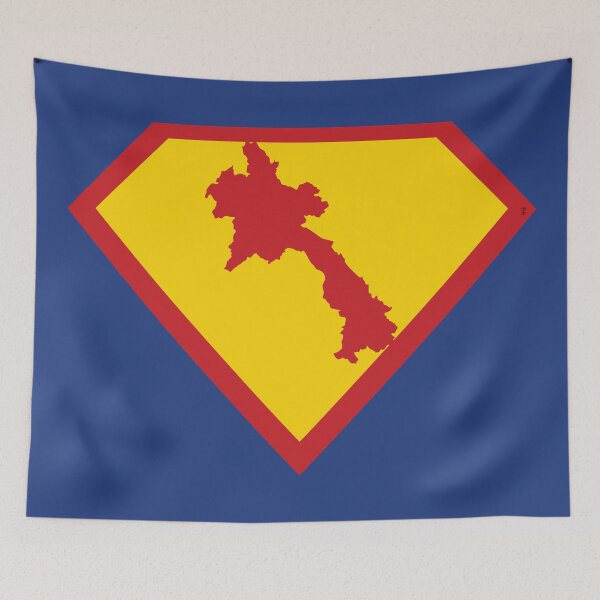 Item preview, LAOS  - Freedom Is The Superpower -  SUPERHERO design designed and sold by pelagio.