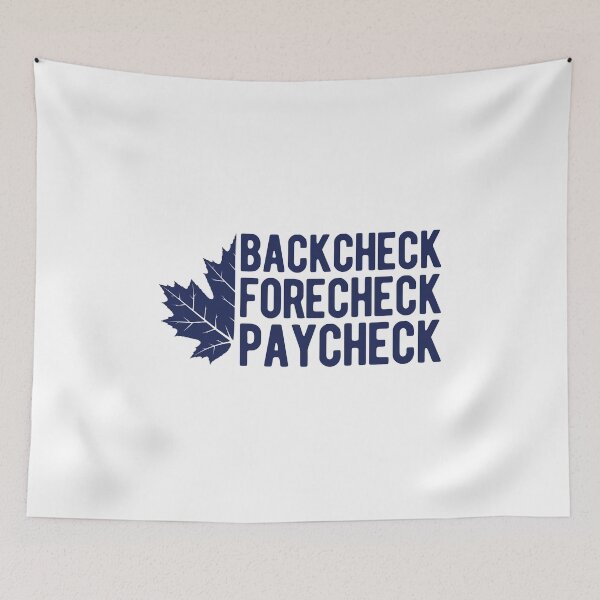 Item preview, BACKCHECK FORECHECK PAYCHECK designed and sold by Mclickster.