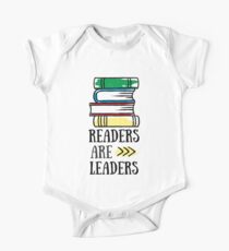 Readers Are Leaders Arrows T-Shirt Cute Bookworm, Phone Cases And Other Gifts One Piece - Short Sleeve