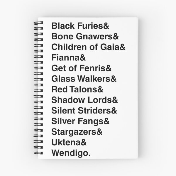 Item preview, Werewolf the Apocalypse "&" (black version) designed and sold by Goth-It-Covered.
