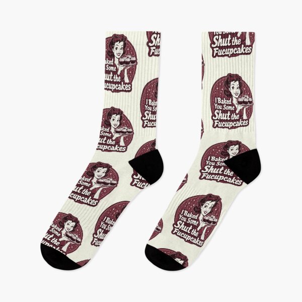 Item preview, Funny Vintage Housewife I Baked You Some Shut The Fucupcakes designed and sold by ArtFromBeyond.