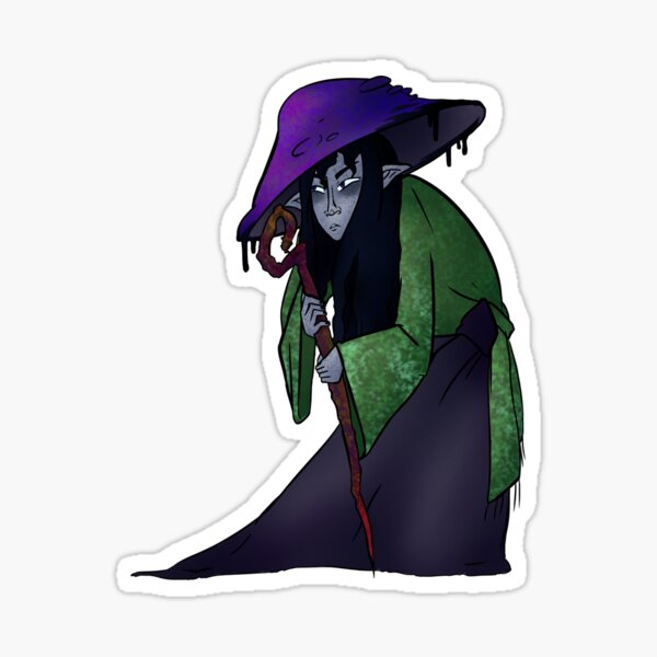 Item preview, Mushroom Witch - Clean designed and sold by SandTrap Sorcery.