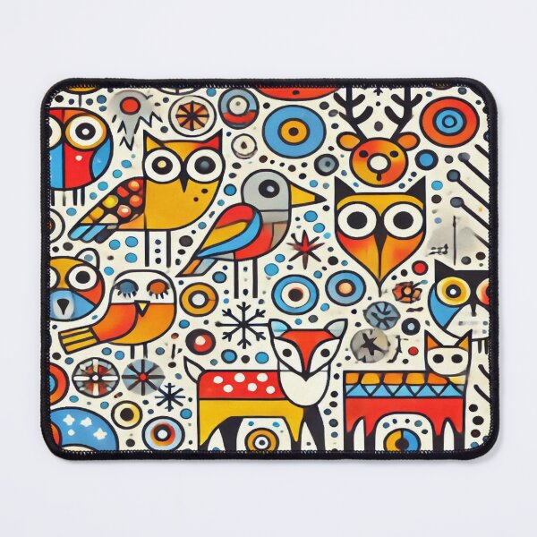 Item preview, Vibrant Winter Creatures in Abstract Style designed and sold by Imaginarium of Chaos falcon88 .