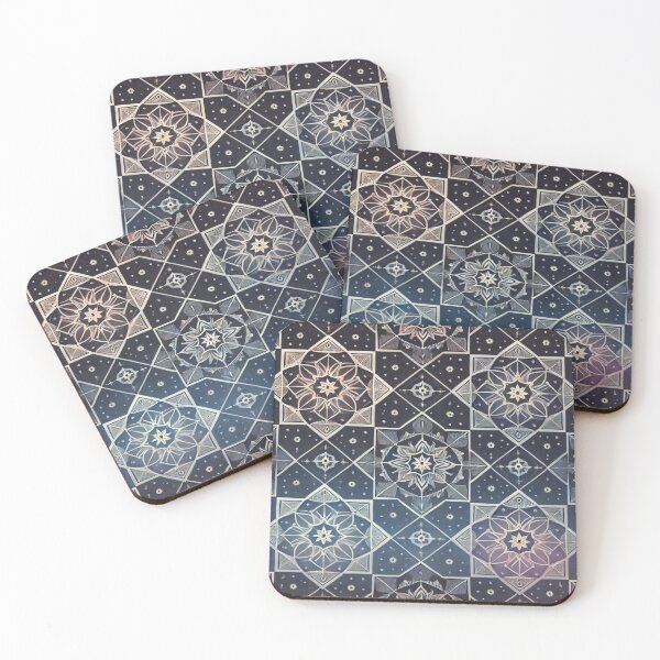 Item preview, Minimalist Snowflake Geometry with Cosmic Effects designed and sold by Imaginarium of Chaos falcon88 .