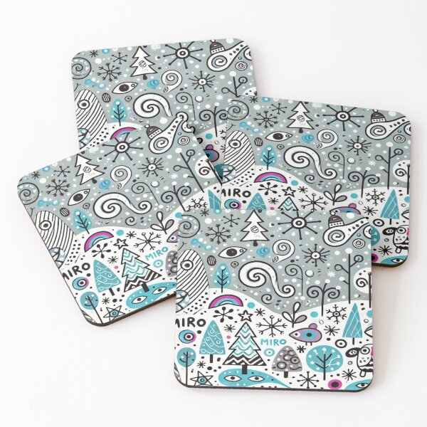 Item preview, Whimsical Snowy Landscape with Doodles designed and sold by Imaginarium of Chaos falcon88 .