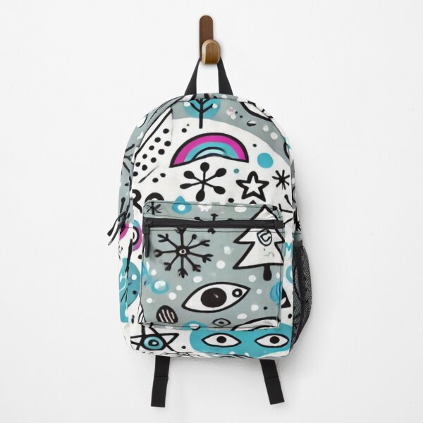 Item preview, Whimsical Snowy Landscape with Doodles designed and sold by Imaginarium of Chaos falcon88 .