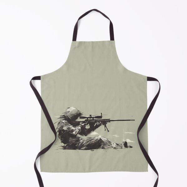 Item preview, Minimalist Sniper Silhouette Art designed and sold by Windy-market.
