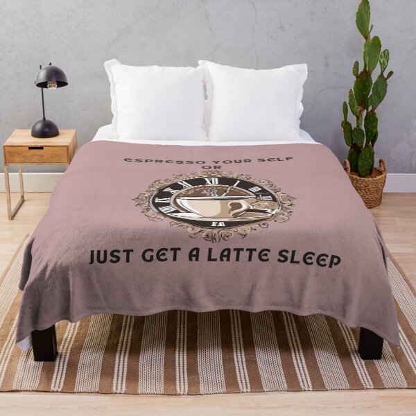 Item preview, Best Coffee lovers Gift | Espresso Your Self Or Just Get A Latte Sleep designed and sold by PrintPixDesigns.