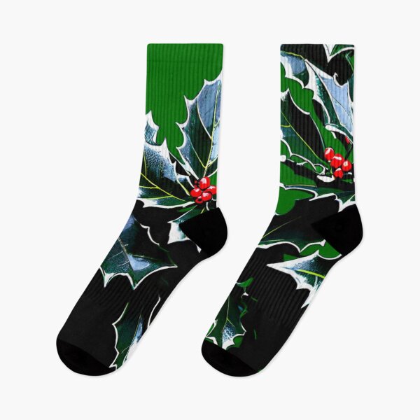 Item preview, Festive Holly Bush: A Christmas Classic designed and sold by GrizzlyCollective.